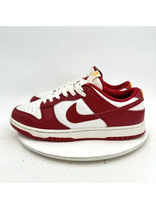 Nike Dunk Low Retro Men Size 11 DD1391-602 Gym Red White Training Shoes - Picture 1 of 11